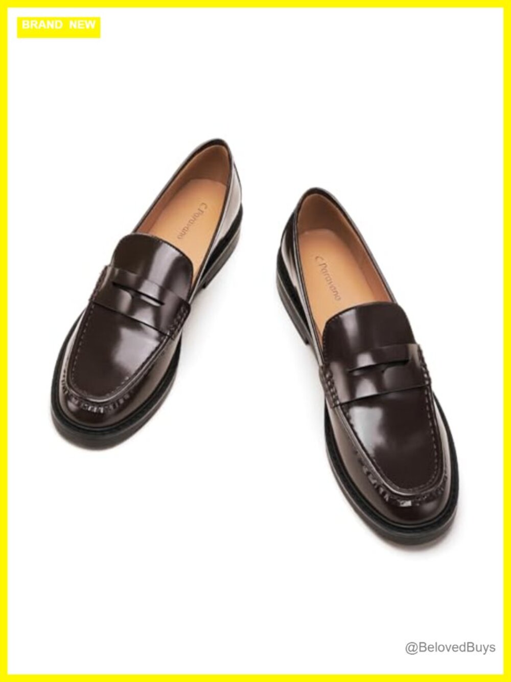 Genuine Leather Penny Loafers Womens Comfort Walking Mocc